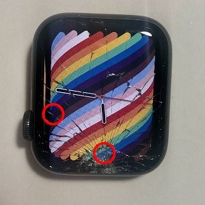 【Apple Watch】Series6・40mm ガラス割れ修理（埼玉県川口市から郵送修理）